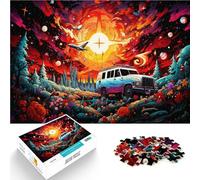 Puzzle per adulti con 1000 pezzi "Immagina un paesaggio", puzzle impossibile, 26 x 38 cm, per alleviare lo stress, sfida difficile per adolescenti dai 14 anni in su