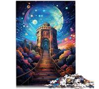 Puzzle per adulti con 1000 pezzi l'Osservatorio puzzle opera d'arte gioco educativo per compleanno, Natale, per adolescenti dai 14 anni in su, 26 x 38 cm