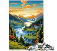 Puzzle per adulti con 1000 pezzi meraviglioso mondo giocattolo pensiero gioco 26 x 38 cm collezione di artisti belle arti per adolescenti dai 14 anni in su