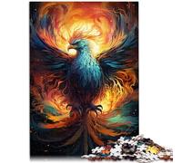 Puzzle per adulti con 1000 pezzi Mysterious Fantasy Phoenix Impossibile Puzzle 26 x 38 cm Antistress Staycation Passatempo per 14 anni