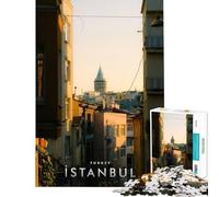 Puzzle per adulti con 1000 pezzi raffiguranti la città di Istanbul Giochi rilassanti che stimolano l'intelligenza e creano dipendenza Un'ottima idea regalo per tutta la famiglia (Dimensioni 38x26cm)