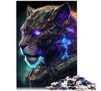 Puzzle per adulti con 1000 puzzle "Space Lions" impegnativo ma divertente e divertente per adolescenti dai 14 anni in su, 26 x 38 cm