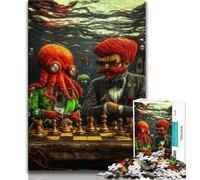 Puzzle per adulti con animali da circo, 1000 pezzi, aiuta il cervello a esercitare i giocattoli avvincenti per coltivare la pazienza, adatto alle coppie, 38x26cm