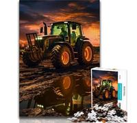 Puzzle per adulti con attrezzi da trattore, 1000 pezzi, aiuta il cervello a esercitare i giocattoli avvincenti per coltivare la pazienza, gioco di sfida unico (50x75cm)