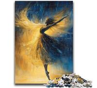 Puzzle per adulti con ballerina, 1000 pezzi, per età 14+, gioco, decorazione da parete, regali unici per compleanno e Natale, 26x38cm