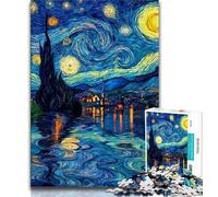 Puzzle per adulti con barca nel cielo stellato, 1000 pezzi, difficile da completare ma divertente e umoristico, decorazione unica per la casa e regalo, 50x75cm