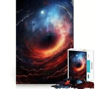 Puzzle per adulti con buco nero nebulare, 1000 pezzi, stimolante per la memoria, rilassante e divertente, con bordi di qualità, ideale come regalo per le festività (50x75cm)