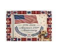Puzzle per adulti con cane Cocker Spaniel per il 250° anniversario, 1000 pezzi, puzzle in legno dell'indipendenza del 4 luglio, decorazione stampata vintage per intrattenimento creativo
