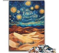 Puzzle per adulti con cielo notturno nel deserto, 2000 puzzle, giocattoli avvincenti che stimolano l'intelligenza cerebrale, regali di compleanno per bambini dai 14 anni in su (70x100cm)