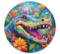 Puzzle per adulti con coccodrilli del Nilo, 1000 pezzi, puzzle impegnativi per famiglie, perfetti per compleanni e feste (67,5x67,5cm)