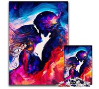 Puzzle per adulti con coppia di fiamme gemelle innamorate, 1000 pezzi, per adolescenti e famiglie, gioco rompicapo fai da te, regalo, 50x75CM/19,68x29,52 pollici