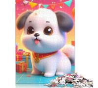 Puzzle per adulti con cuccioli carini da 1000 pezzi, puzzle di carta per adulti, gioco educativo, sfida, giocattolo, 1000 pezzi (38x26 cm)