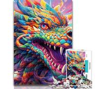 Puzzle per adulti con draghi volanti, 1000 pezzi, per adulti e adolescenti, giocattoli, giochi educativi, antistress, fantastici regali e giocattoli, 50x75cm