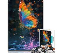 Puzzle per adulti con farfalle e arcobaleno, 1000 pezzi, decorazione da parete, regali unici per compleanni e Natale, adatti per bambini di età compresa tra 50x75cm
