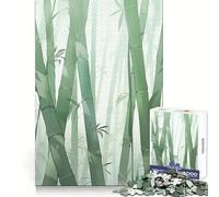Puzzle per adulti con foresta zen di bambù, 1000 pezzi, stimolante per la memoria, ideale per il relax e il benessere Perfetto per Natale (38x52cm)