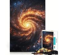 Puzzle per adulti con galassia a spirale, 1000 pezzi, gioco per esercizi mentali, rilassante, con design e assemblaggio, regalo di Babbo Natale 50x75cm