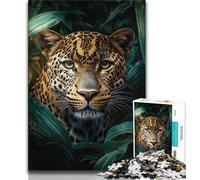 Puzzle per adulti con ghepardi nella giungla 1000 pezzi per adolescenti gioco educativo per compleanni Natale e 14 anni (50x75cm)