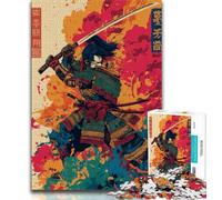 Puzzle per adulti con guerrieri ninja giapponesi, 1000 pezzi, aiuta il cervello a esercitare i giocattoli avvincenti per coltivare la pazienza, adatto alle coppie, 50x75cm