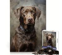 Puzzle per adulti con immagine di Chesapeake Bay Retriever, 1000 pezzi, esercizio mentale, divertimento rilassante, a incastro, ottimo regalo (50x75cm)