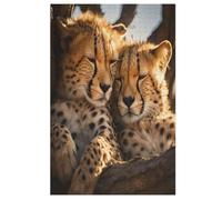 Puzzle Per Adulti Con Leopard 1000 Pezzi Altamente Impegnativo Puzzles in Legno Regali Per Bambini Giochi Per Famiglie 78×53cm