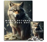 Puzzle per adulti con motivazione "Restituzione denaro" da 1000 pezzi, puzzle impegnativi, regalo perfetto per la festa della mamma, compleanni, Natale, 26x38cm/10,23x14,96 pollici