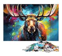Puzzle per adulti con moto GP colorate, 1000 pezzi, puzzle impegnativi, attività divertente per la famiglia, sfida mentale, regalo perfetto per adolescenti, 26X38CM / 10,23x14,96 pollici.