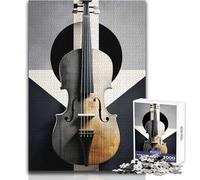 Puzzle per adulti con musica retrò, 1000 pezzi, divertente gioco di apprendimento per allenare la mente, fantastico regalo a sorpresa unico, dimensioni 38x26cm