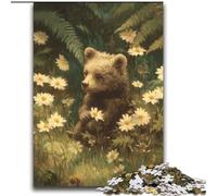 Puzzle per adulti con orsi bruni nella giungla, 2000 pezzi, giochi educativi, decorazione per la casa, adatto per la decorazione del desktop (70x100cm)