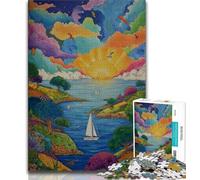 Puzzle per adulti con paesaggio da sogno 1000 pezzi per adolescenti regali giocattoli giochi educativi antistress migliora l'amore tra coppie (50x75cm)