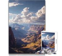 Puzzle per adulti con paesaggio del Grand Canyon, 1000 pezzi, sfida mentale, gioco di apprendimento, sorpresa premurosa per le celebrazioni, dimensioni 38x26cm
