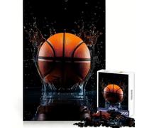 Puzzle per adulti con pallone da basket che schizza in acqua, 1000 pezzi, stimolante per la memoria, ideale per il relax e il benessere (38x26cm)