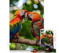 Puzzle per adulti con pappagalli e giochi di parole, 1000 pezzi, ideale per concentrazione, relax e momenti di svago Contorno preciso, perfetto per creare un desiderio di Babbo Natale (50x75cm)