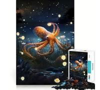 Puzzle per adulti con polpo e mitologia, 1000 pezzi, gioco per allenare la mente, antistress, da assemblare, regalo perfetto (50x75cm)