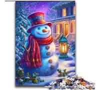 Puzzle per adulti con pupazzo di neve da 2000 pezzi, gioco stimolante e gioco per famiglie, collezione di artisti, belle arti per bambini dai 14 anni in su (70x100cm)