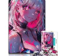 Puzzle per adulti con ragazza demone anime 1000 pezzi per adolescenti gioco stimolante e interazione tra genitori e figli in famiglia (50x75cm)