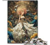 Puzzle per adulti con ragazze anime, 1000 pezzi, difficili, giochi educativi fai da te, giocattoli con poster abbinato e foglio di quiz per età 14+ (50x75cm)