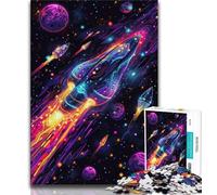 Puzzle per adulti con razzi colorati 1000 pezzi per adulti e adolescenti gioco stimolante e interazione tra genitori e figli in famiglia (26x38cm)