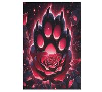 Puzzle Per Adulti Con Rose 1000 Pezzi Altamente Impegnativo Puzzles in Legno Regali Per Bambini Giochi Per Famiglie 78×53cm