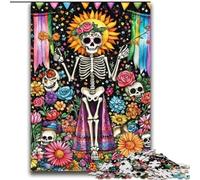 Puzzle per adulti con scheletro non morto, 2000 pezzi, un'offerta difficile e stimolante, un regalo per tutta la famiglia (70x100cm)