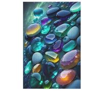Puzzle Per Adulti Con Stone Beach 1000 Pezzi Altamente Impegnativo Puzzles in Legno Regali Per Bambini Giochi Per Famiglie (78×53cm)