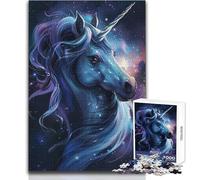Puzzle per adulti con unicorno e creatura leggendaria, 1000 pezzi, gioco educativo intelligente e divertente, regalo significativo e sentito, dimensioni 38x52cm