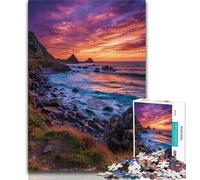 Puzzle per adulti con vista sull'oceano gioco per famiglie antistress sfida difficile adatto alle coppie 26x38cm