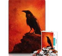 Puzzle per adulti Crow da 1000 pezzi, per ammazzare il tempo in vacanza Ogni pezzo è unico Gioco stimolante e divertente per tutta la famiglia, 50x75cm