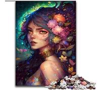 Puzzle per adulti da 1000 pezzi a colori, motivo: ragazza anime, in legno, perfetto per decorare la casa o l'ufficio, regalo di Natale ideale, 50x75cm, gioco interattivo per famiglie