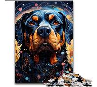 Puzzle per adulti da 1000 pezzi a forma di cane in legno, rompicapo ad alta difficoltà per adolescenti, 50x75cm, gioco interattivo per famiglie