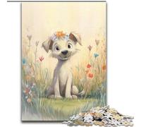Puzzle per adulti da 1000 pezzi a forma di cucciolo, puzzle da 1000 pezzi per il divertimento in famiglia, perfetto per le vacanze e le serate di gioco interattive (dimensioni 26x38cm)
