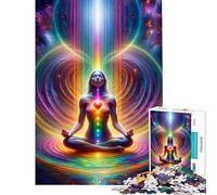 Puzzle per adulti da 1000 pezzi a forma di cuore con soggetto per la meditazione Una sfida stimolante da completare per il divertimento in famiglia Giochi divertenti per ragazzi dai 14 anni in su