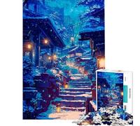 Puzzle per adulti da 1000 pezzi "A Night in December" - Un rompicapo per adulti ideale per divertirsi in famiglia perfetto come regalo di Natale o di compleanno (Dimensioni 38x26cm)