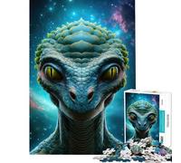 Puzzle per adulti da 1000 pezzi a tema alieni extraterrestri gioco interattivo e stimolante per l'intelletto ideale come regalo per uomini e donne antistress (dimensioni 38x26cm)