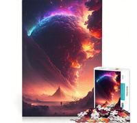 Puzzle per adulti da 1000 pezzi a tema apocalisse aliena, giochi per famiglie, antistress, con poster e foglio di curiosità abbinati 50x75cm